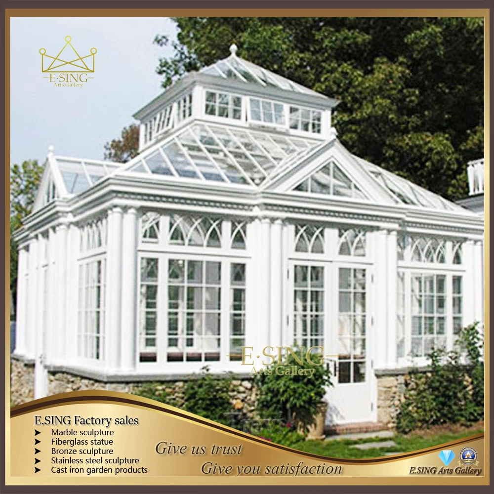 Outdoor Garden Large Gazebo Wrought Iron Pavilion Iron Greenhouse