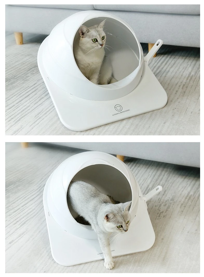 Space Capsule Pet Cat Litter Box Large Fully Enclosed Cat Toilet Cat Supplies Cat Litter Box