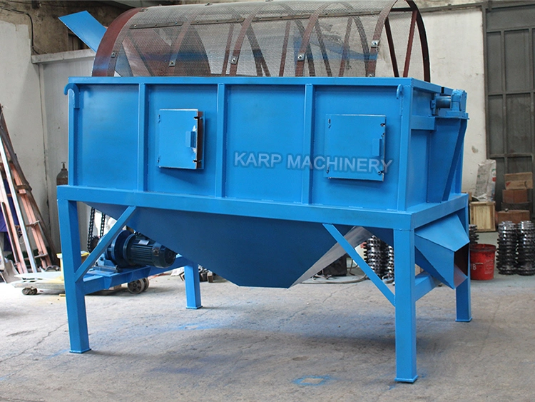 Customized Compost Rotary Sieving Machine Humus Trommel Drum Screen for Industry