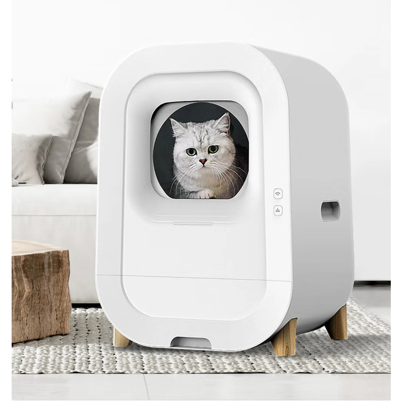 APP WiFi Control Intelligent Self-Cleaning for Big Pet Cats Toilet Fully Enclosed Smart Cat Litter Box Automatic