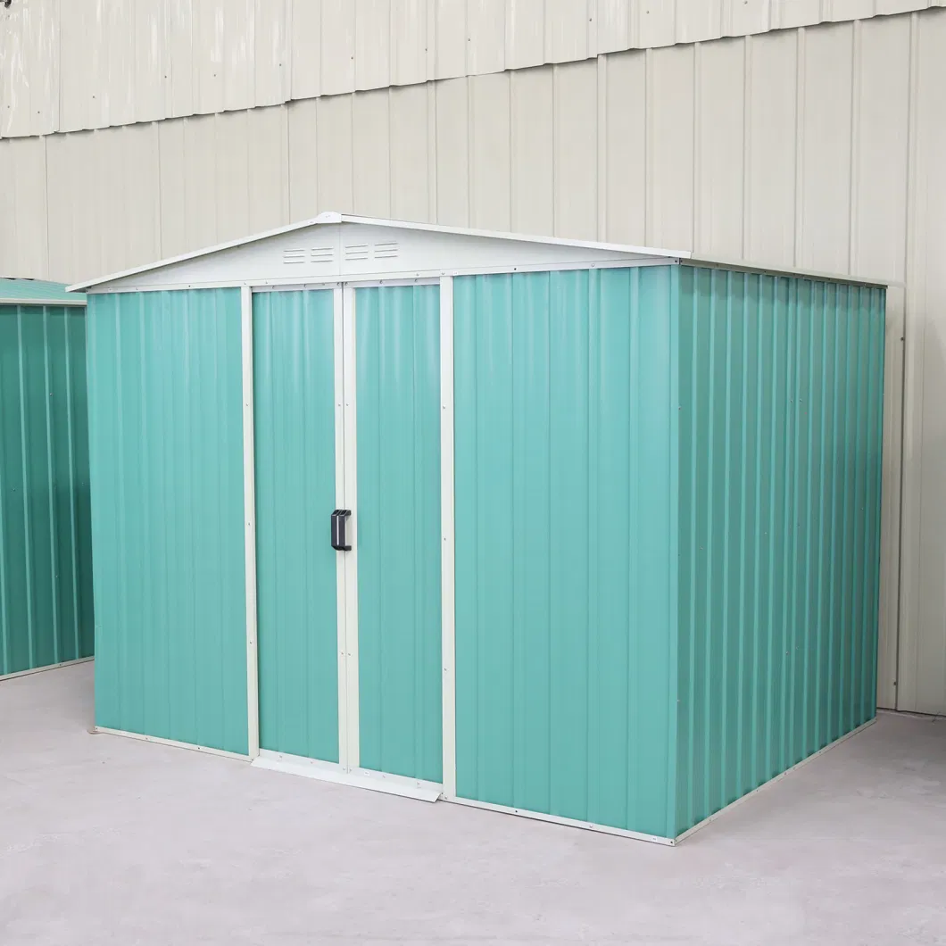 8&prime; X 6&prime; Outdoor Garden Storage Shed Tool Utility Backyard Patio Steel Tool Shed (RDSA8X6-GS2)
