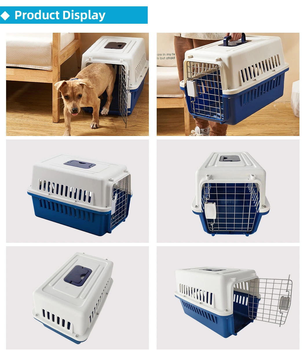 Factory Wholesale Cat Travel Carrier Portable Products Outdoor Pet Cat Transport Box Dog Crate