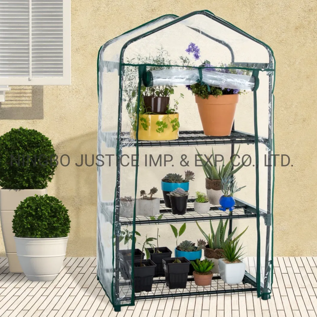 PVC 3 Tier Mini Greenhouse Tent Green House Indoor Grow Tent