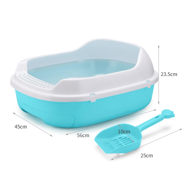 Tc4211 Wholesale Multi-Colors Plastic Big Modern Drawer Cats Litter Box with Scoop