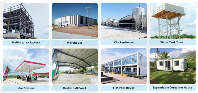 Prefabricated Steel Structure Insulated Metal Garden Workshops Building