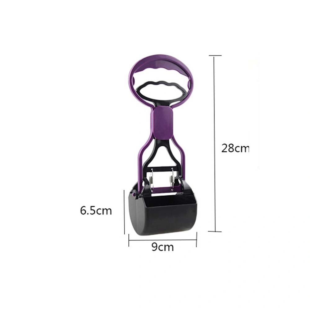 Pooper Scooper, Foldable Dog Pooper Scooper with Unbreakable Material and Durable Spring for Grass and Gravel