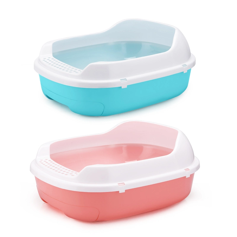 Tc4211 Wholesale Multi-Colors Plastic Big Modern Drawer Cats Litter Box with Scoop