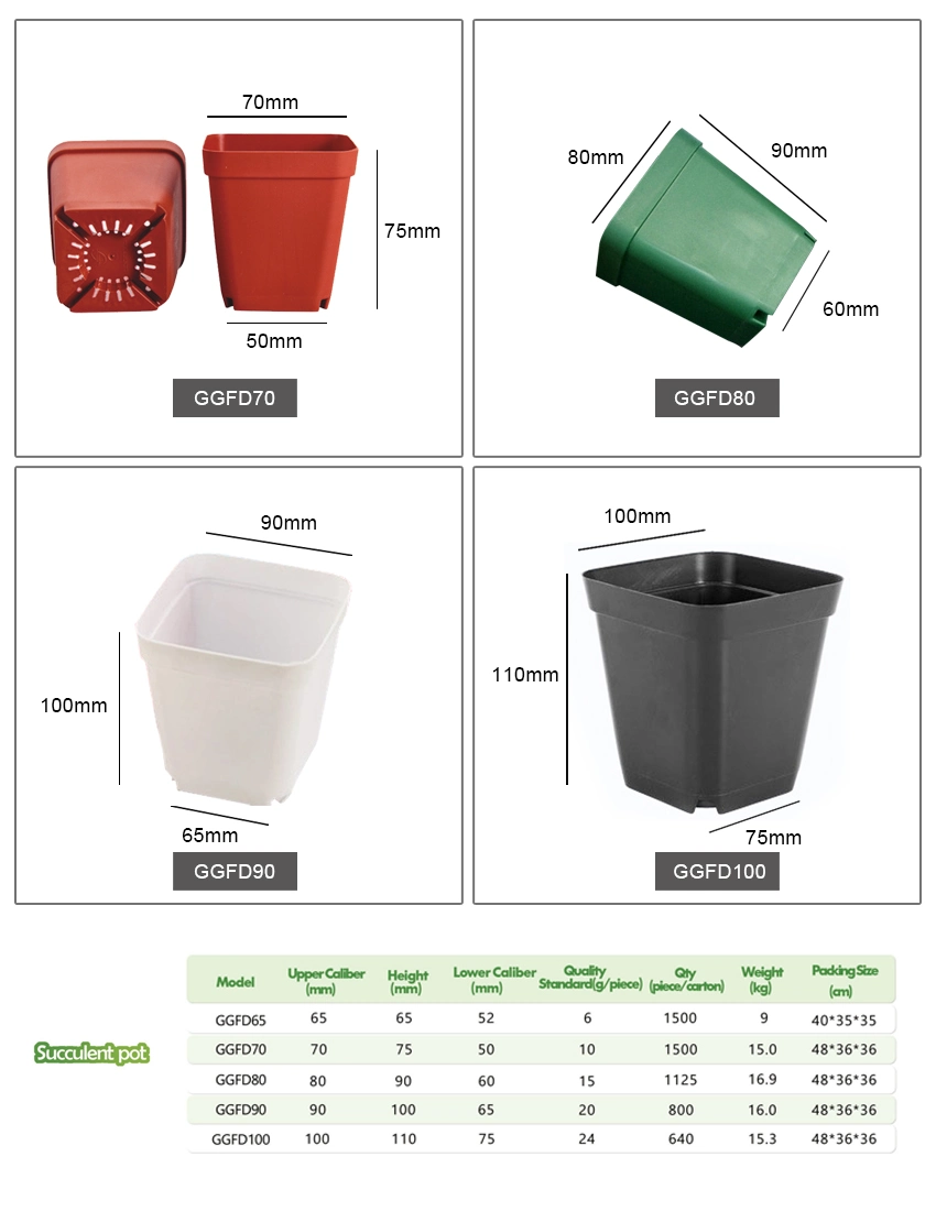 Different Size Thick Plastic Flower Plants Nursery Pots Grow Pots Flower Pots Garden Pots Plant Pot Garden Outdoor Growing Planter Pots Factory Wholesale Price