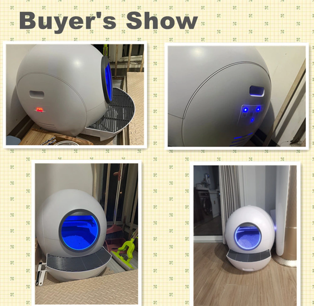 Smart Self Cleaning Cat Litter Box Luxury Large Enclosed Intelligent Automatic Cat Toilet