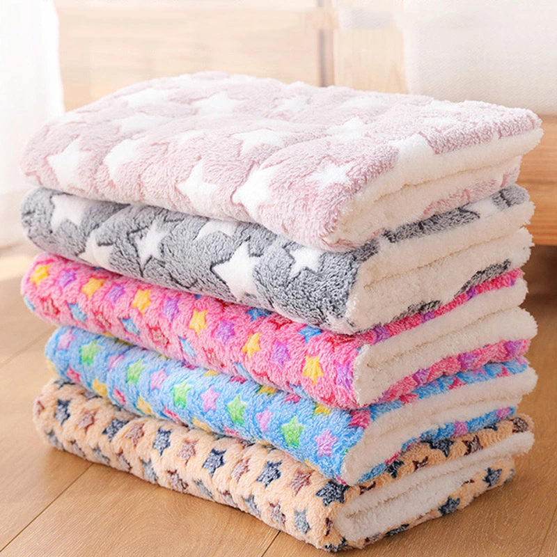 Double Sided Short Plush Cotton Pet Cushion Warm Seat Washable Pad Mat