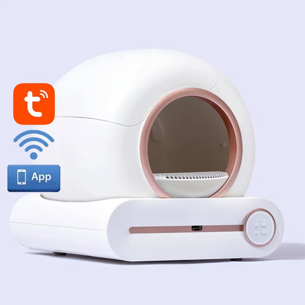 New Low Noise APP WiFi Touch Control Smart Electric Self-Cleaning Automatic Cat Litter Box