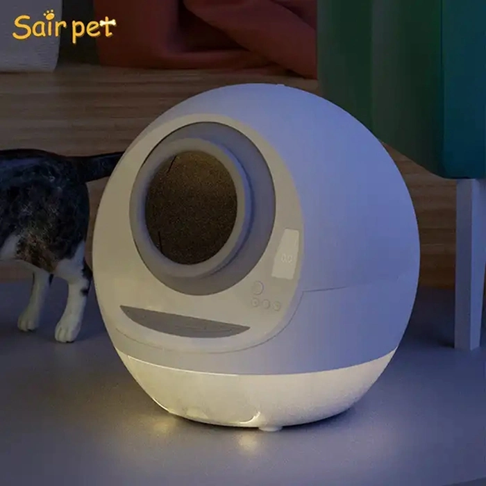 Intelligent Setting Smart Control Cat Litter Tray Basin Health Data Record Auto Cleaning Cat Toilet Litter Box Multi Mode Automatic Self Cleaning Cat Litter Box