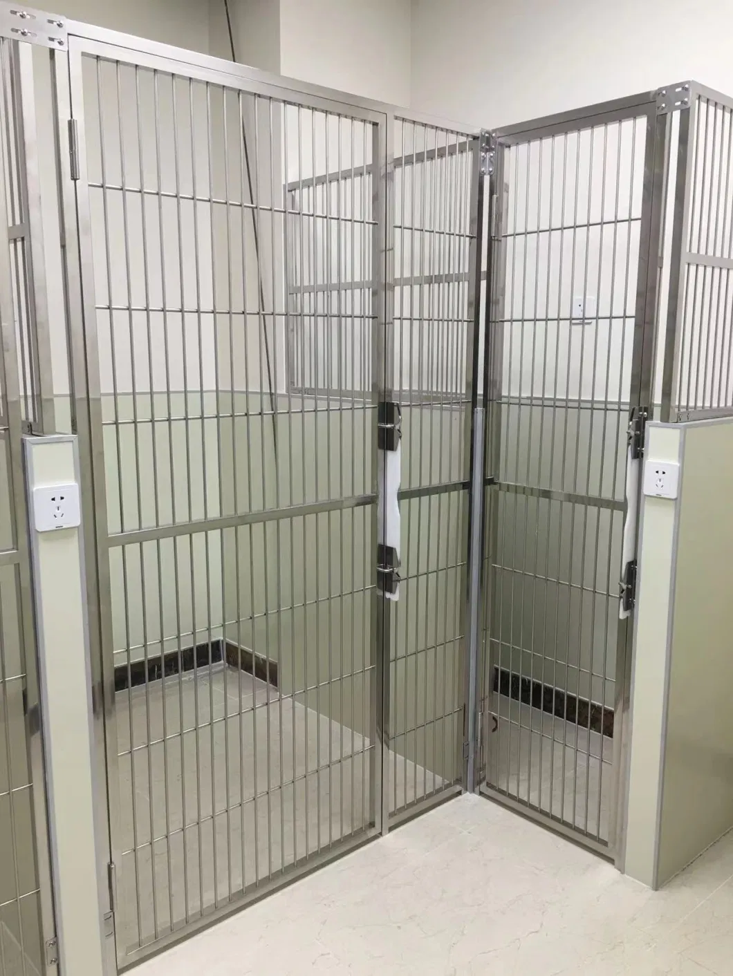 Kennel Stainless Steel Pet Dog Cage Dog Kennel Runs Outdoor Indoor Heated Dog Kennel