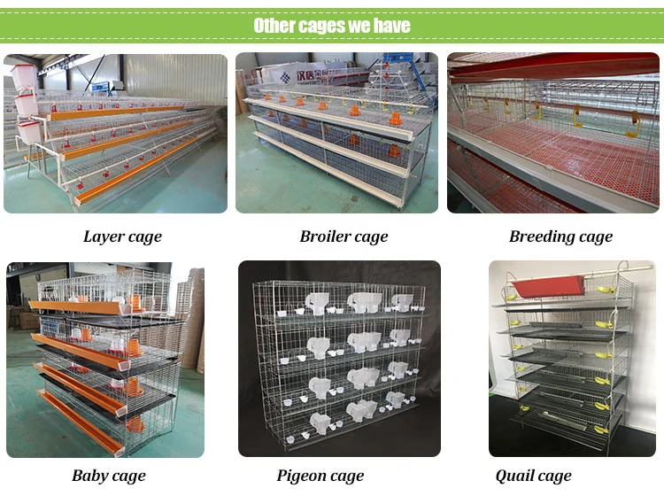 Good Price Outdoor H Type 3 Tiers Galvanized Breeding Battery Rabbit Cage For Philippines Farms