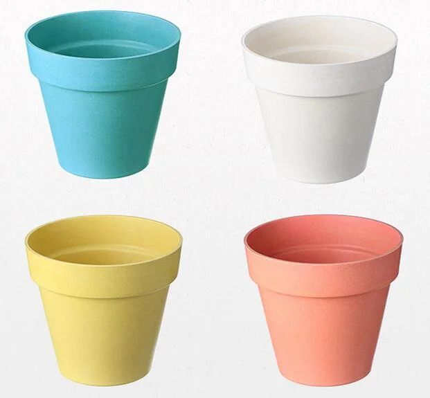 Biodegradable Wholesale Custom Useful Plant Garden Pot Bamboo Fiber Cheap Indoor Flower Pots