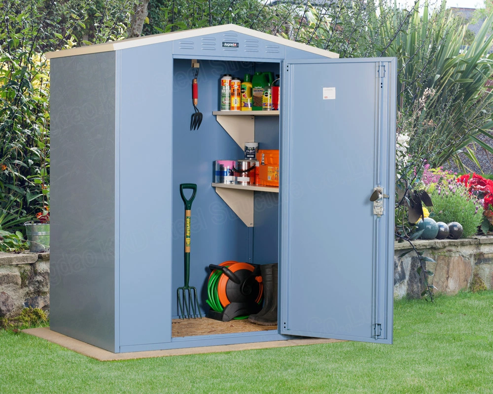 Outdoor Backyard Metal Storage Tool Garden Sheds with Sliding Double Door