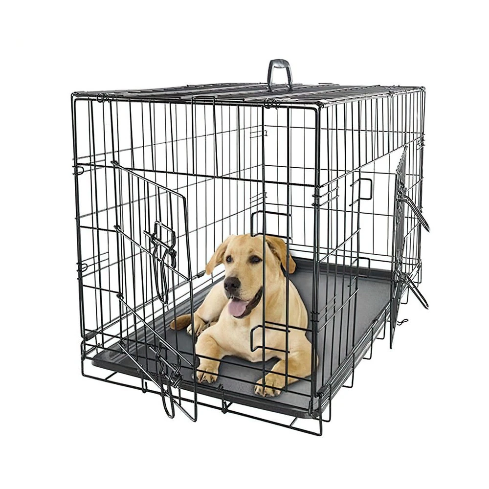 18&quot;/24&quot;/30&quot;/36&quot;/ 42&quot;/48&quot; Pet Kennel Collapsible Wire Dog Crate