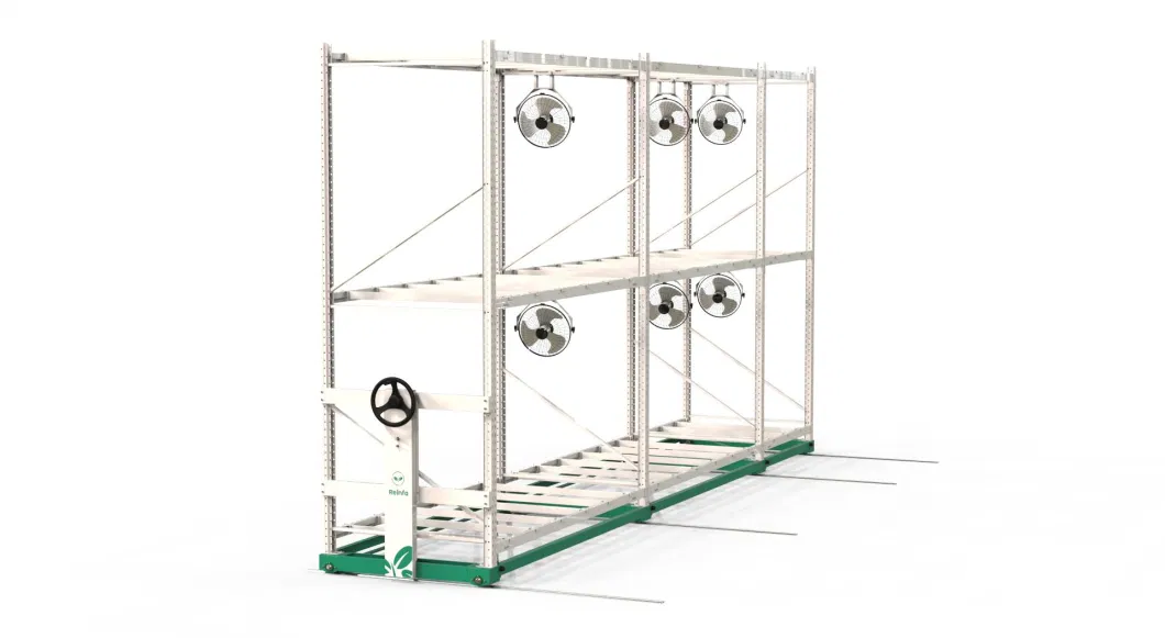 Microgreen Vertical Hydroponic Indoor Mobile Grow Rack System