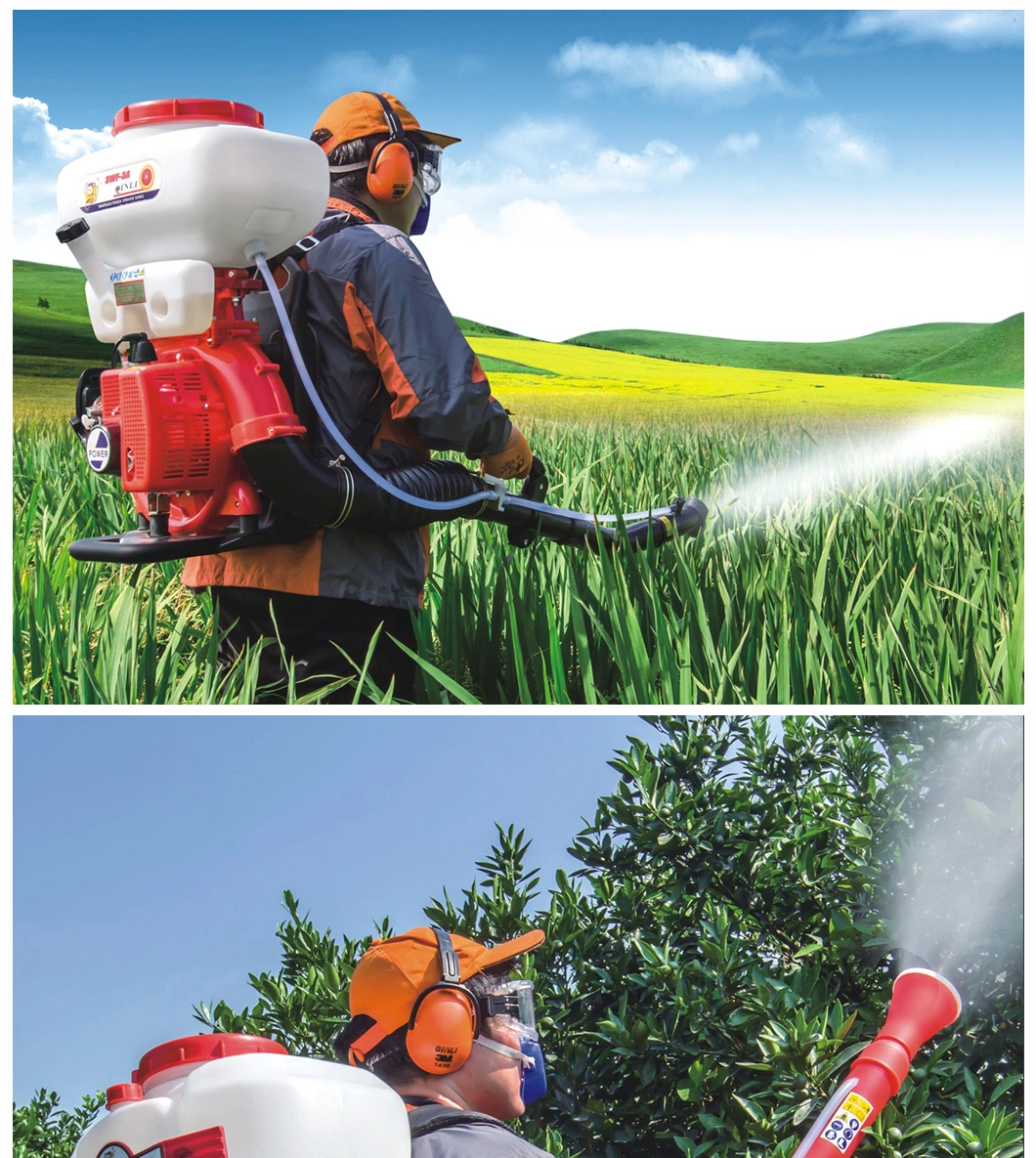 Knapsack Backpack Mist Duster and Duster Machine Mist Blower Mistblower Sprayer 26L /Backpack Agricultural Power Sprayer Gasoline Engine Garden Sprayer