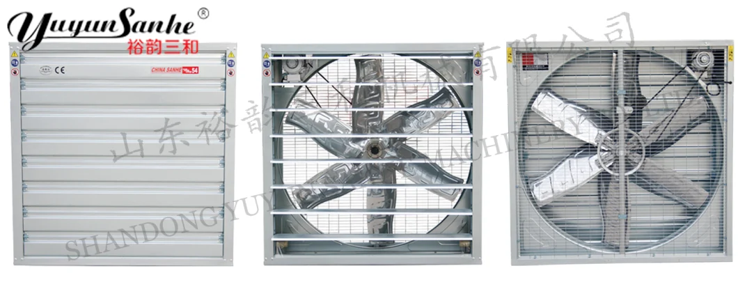 Swung Drop Heavy Hammer Ventilation Exhaust Fan Air Cooling Fan for Greenhouse/Poultry House/Workshop/Industry/Warehouse/Poultry Farm/Livestock Breeding