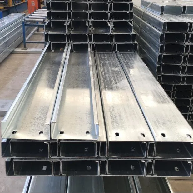 Hot Rolled and Cold Bended Mild Steel C Channel Solid Metal Frame