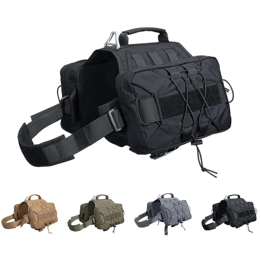 Dog with a Backpack Dog Saddle Bag Backpack for Travel Camping Hiking