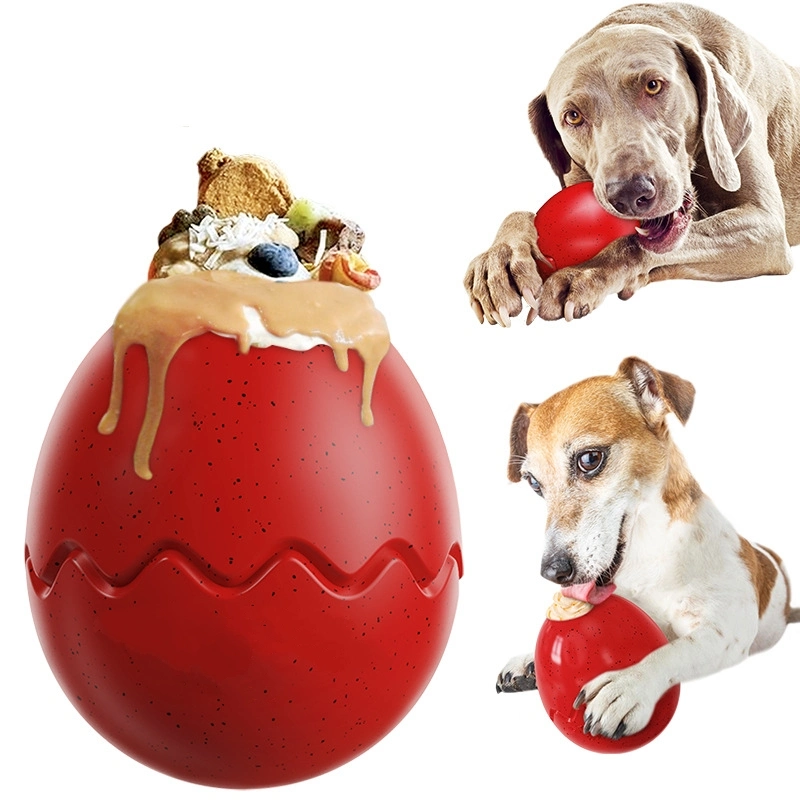 Voovpet Brand Pet Supplies Factory Home Wholesale Company Explosive Dog Slow Food Leakage Dinosaur Egg Slow Food Dog Toys