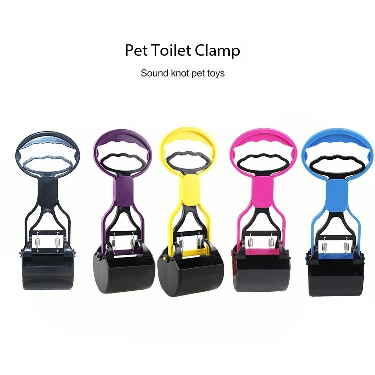 Pooper Scooper, Foldable Dog Pooper Scooper with Unbreakable Material and Durable Spring for Grass and Gravel