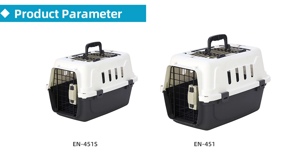 Outdoor Portable Transport Air Carrier PP Plastic Cat Cage Box Airline Travel Pet Travel Dog Crate