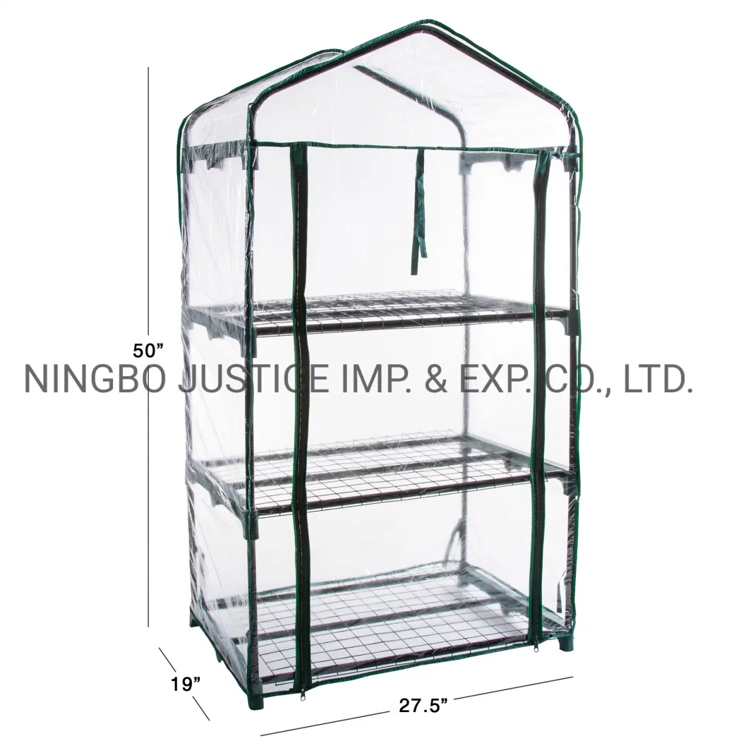 PVC 3 Tier Mini Greenhouse Tent Green House Indoor Grow Tent