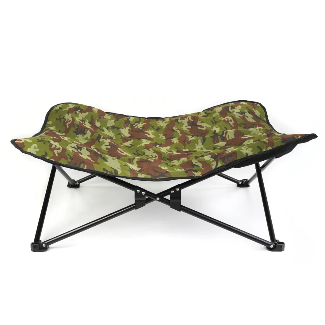 Foldable Outdoor Waterproof Elevated Dog Bed with Non-Slip Feet