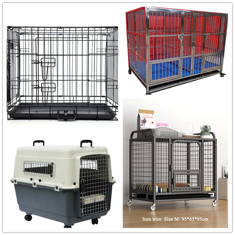 Double Door Wire Folding Dog Crate