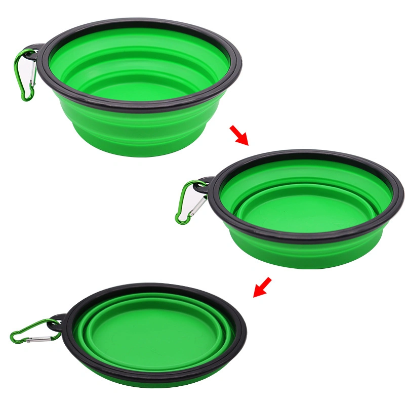 Collapsible Dog Bowls for Travel, Dog Portable Water Bowl for Dogs Cats Pet Foldable Feeding Watering Dish for Traveling Camping Walking