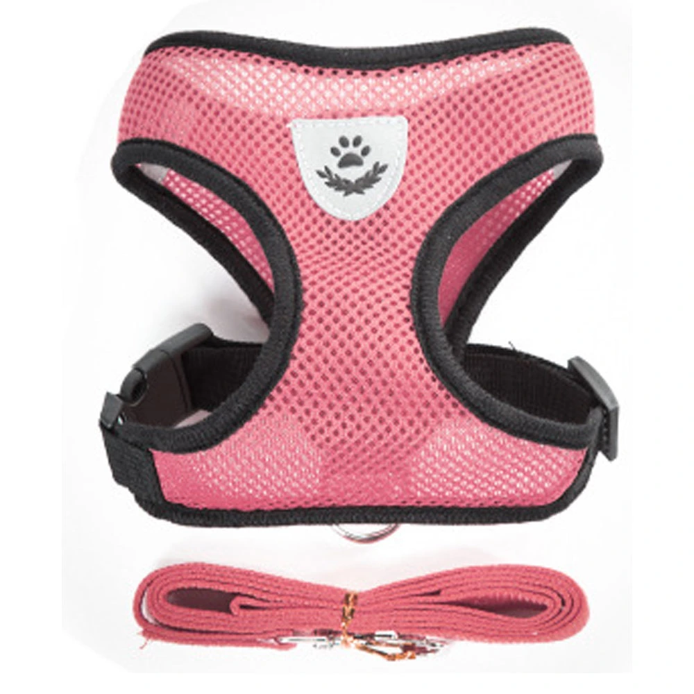 Dog Harness Adjustable Breathable Soft Pets Collar Nylon Mesh Vest Harness Pets Product