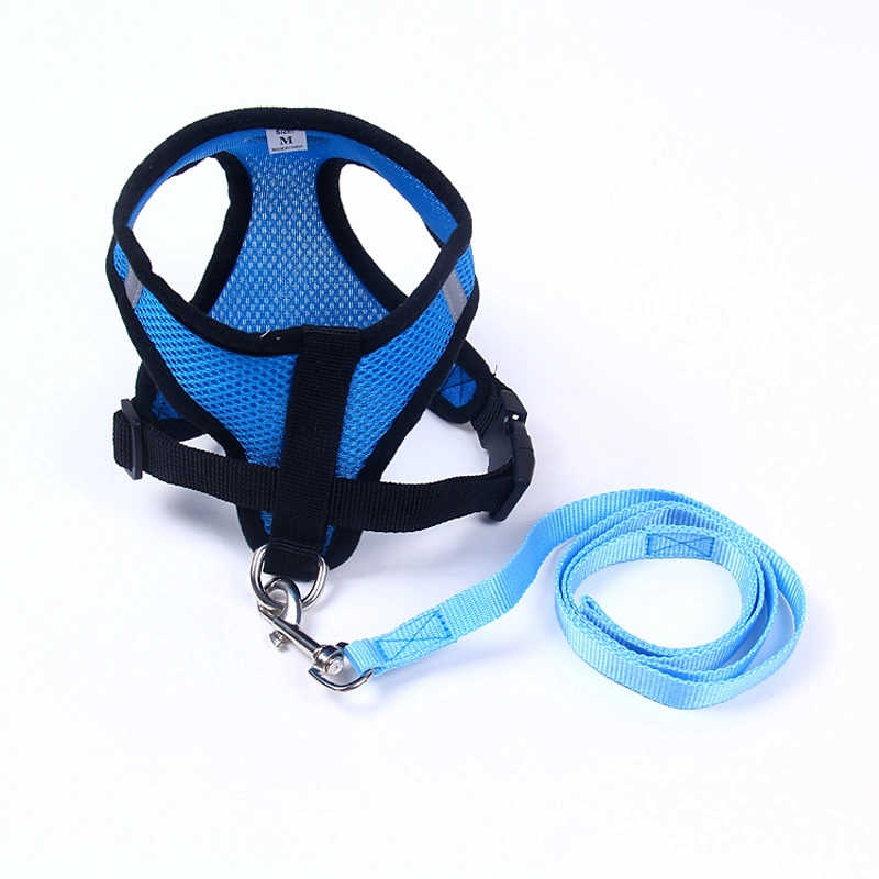 Dog Harness Adjustable Breathable Soft Pets Collar Nylon Mesh Vest Harness Pets Product