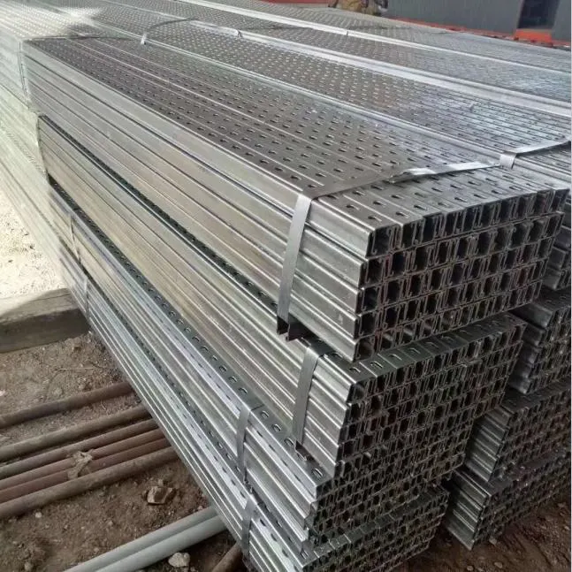 Hot Rolled and Cold Bended Mild Steel C Channel Solid Metal Frame