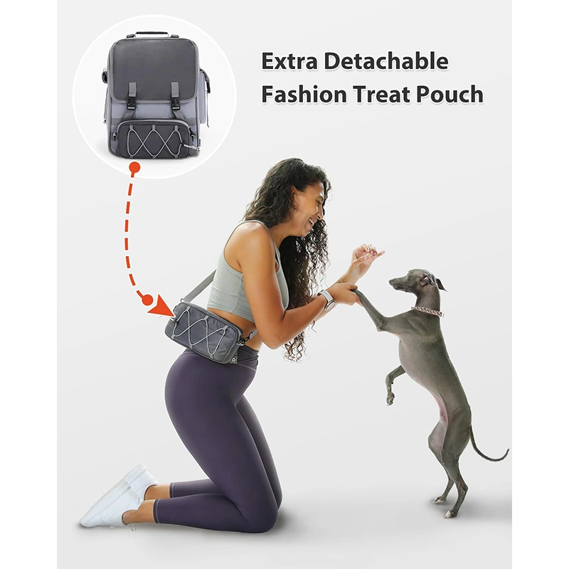 Expandable Detachable Pet Carrier Backpack for Small Dogs Travel Hiking Camping