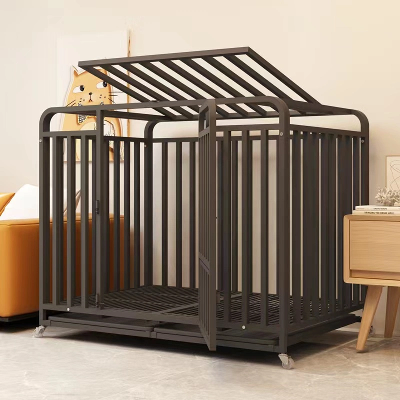 New Arrival Single Door Double Door Folding Metal Dog Crates Homes for Pets Dog Crate