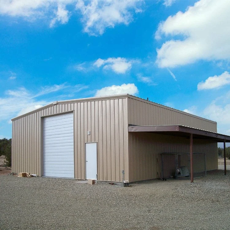 Metal Outdoor Steel Structure Carport Car Parking System Garden House Storage Shed Garage Building