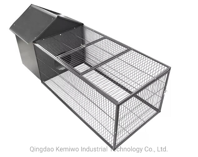 Outdoor Backyard Rabbit Hutch Poultry Cage with Roof