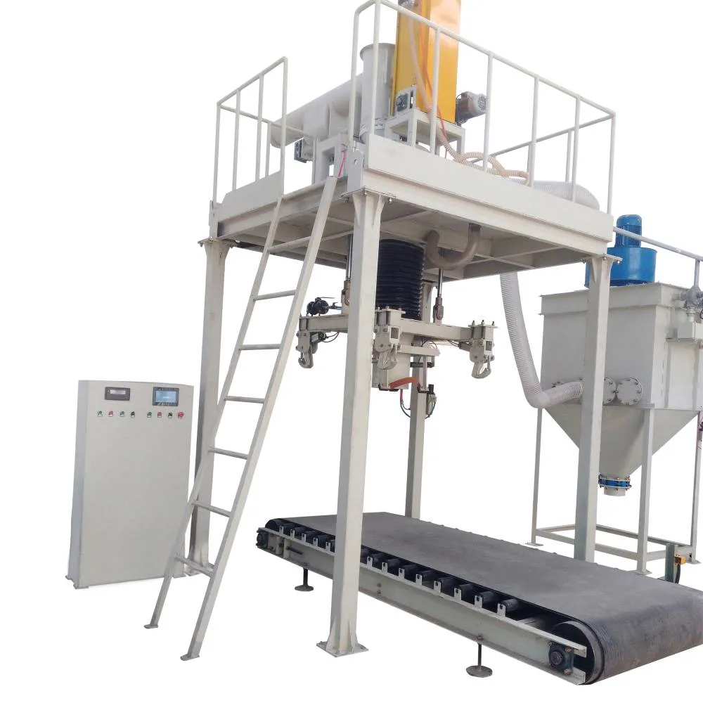 500kg 1000kg 2000kg Big Bag Packaging Machine River Sand Feed Nut Granule Lime Grain Compost Ton Bag Packing Machine