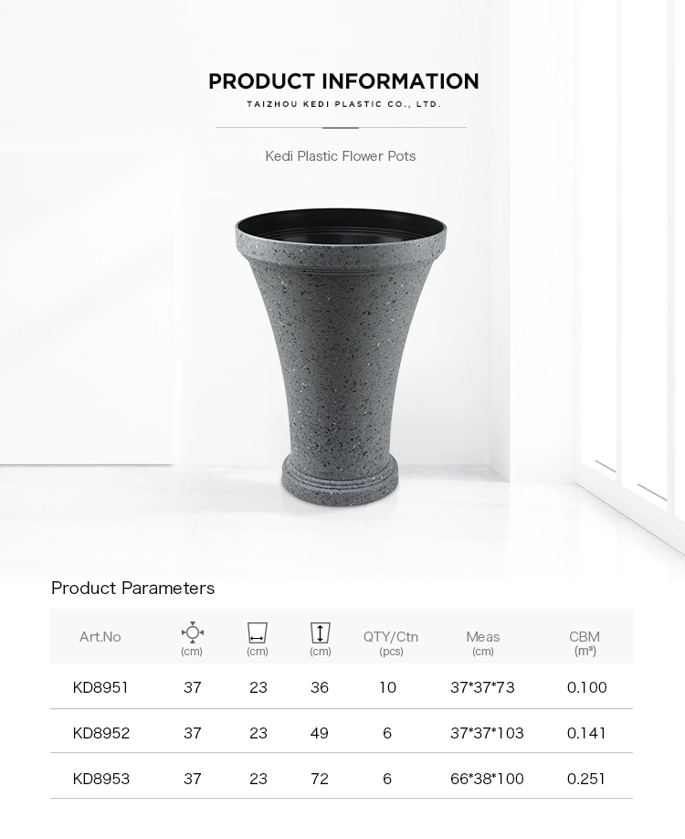 Round Plant Pot Indoor and Outdoor (KD8951-KD8953)