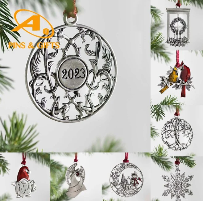 Custom Outdoor Cloth Christmas Ball Hangmade Xmas White Snowflake Ornament for Room Decoration