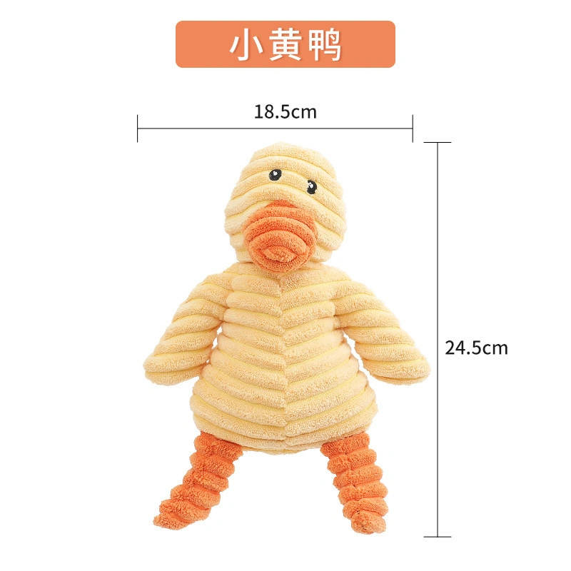 Indestructible Large Dog Sound Squeaky Toys Animals Shape Pet Soft Plush Chew Molar Training Toy Puppy Bite Teeth Dental Toys