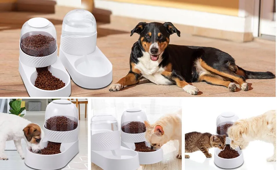 4L Capacity Automatic Dog Cat Feeder and Water Dispenser