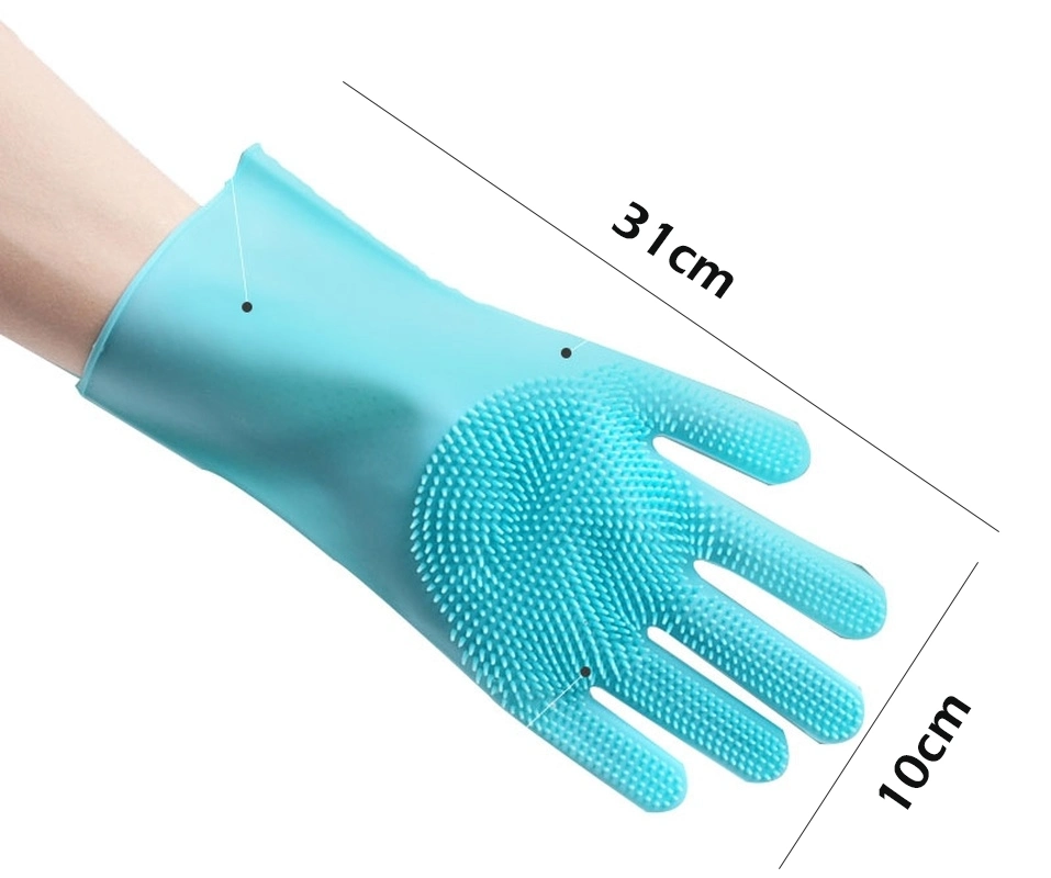 Pet Dog Cat Grooming Cleaning Magic Glove Silicone Pet Bath Grooming Glove