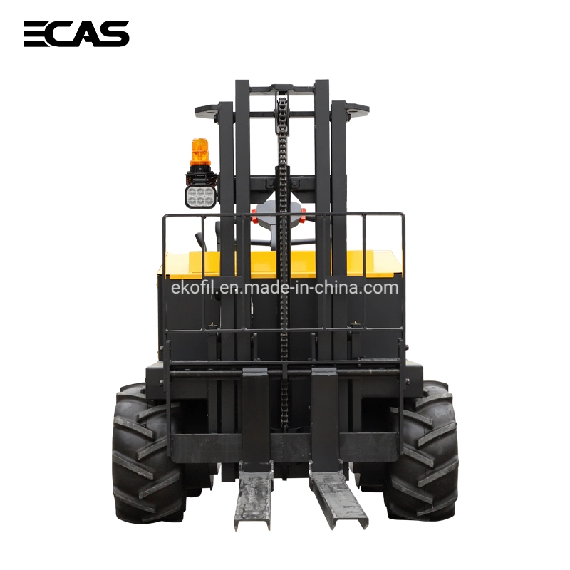 Heavy Load Endurable Quality Forklift 4 Wheel Frame Type for Warehouse/Cold Storage/Wharf/Site