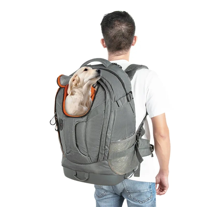Custom Pet Backpack Approved Pet Bag Travel Comfortable Breathable Mesh Dog Cat Pet Carrier Backpack Bag