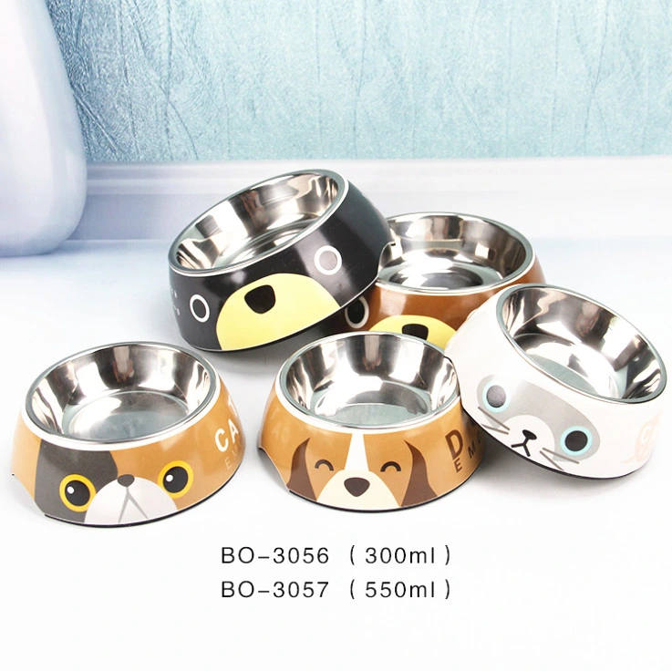 Disconnect-Type Wholesale Custom OEM/ODM Stainless Steel Plastic Melamine Small Dog Bowl for Pets Food and Water