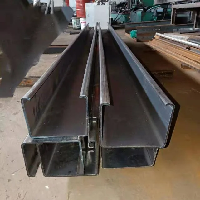 Hot Rolled and Cold Bended Mild Steel C Channel Solid Metal Frame